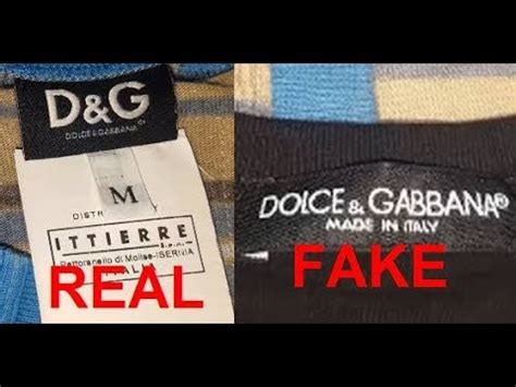 fake dolce and gabbana tag|dolce gabbana t shirt real.